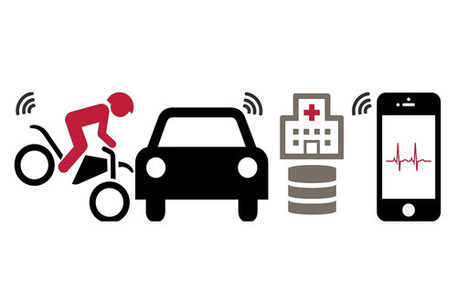 Schema der Unfall- und Notfallinformatik.