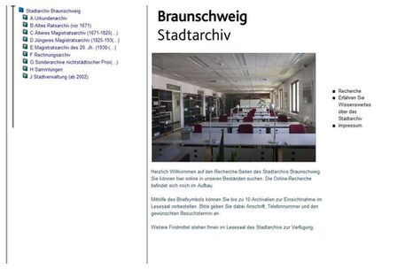 Recherche in den Beständen des Stadtarchivs