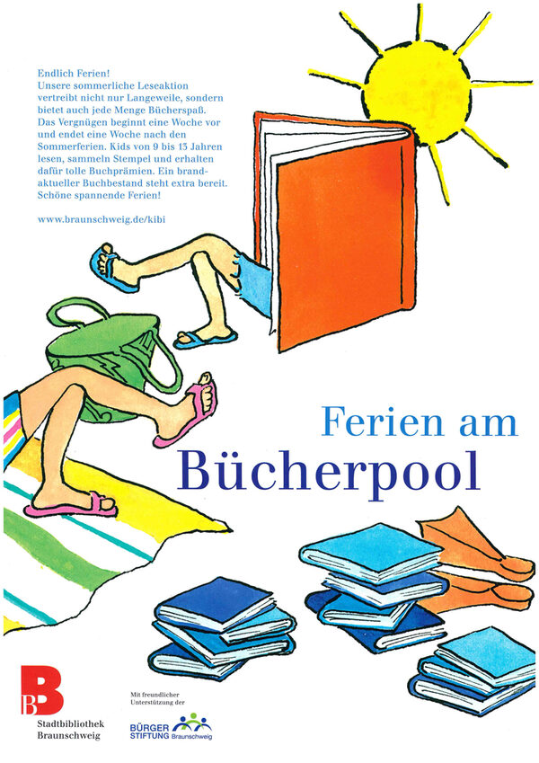 Ferien am Bücherpool (Wird bei Klick vergrößert)