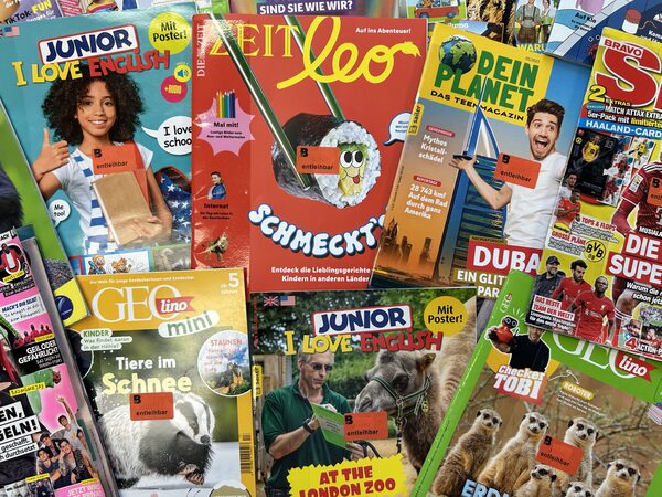 Kinderzeitschriften (Wird bei Klick vergrößert)