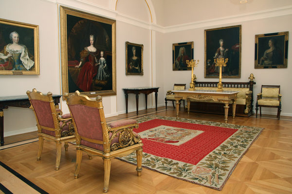 Audienzzimmer im Schlossmuseum Braunschweig (Wird bei Klick vergrößert)