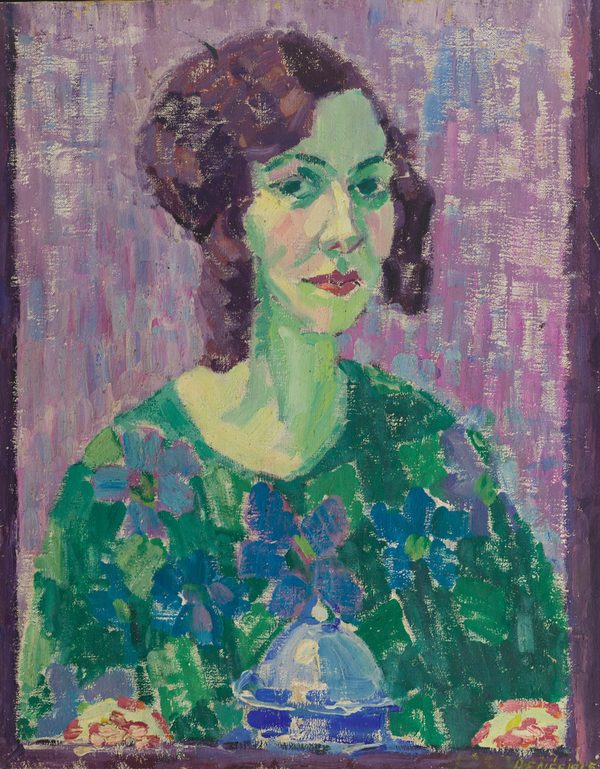 Emmy Esther Scheyer (Renée), Selbstporträt, 1915, Öl auf Leinwand, Privatsammlung, Foto: Privatsammlung (Wird bei Klick vergrößert)