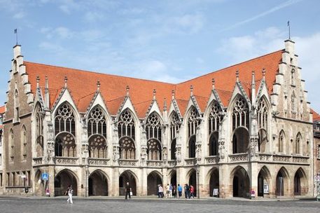 Außenansicht Mittelalterliches Rathaus am Braunschweiger Altstadtmarkt