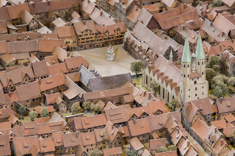 Historisches Stadtmodell von Braunschweig, Detailaufnahme