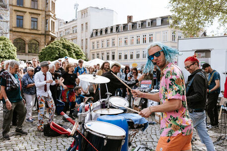 Das Buskers 2024 in Braunschweig mit der Band Level Spaces