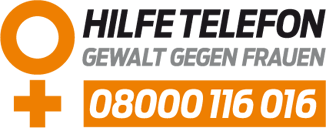 Logo Hilfetelefon mit Nummer 08000116016