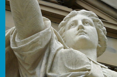 Porträt einer altrömischen Statue