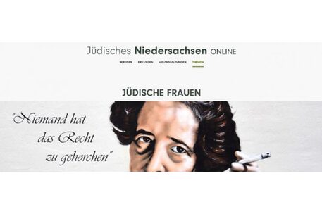 Karikatur einer dunkelhaarigen Frau mit Zigarette und der Text "Niemand hat das Recht zu gehorchen"