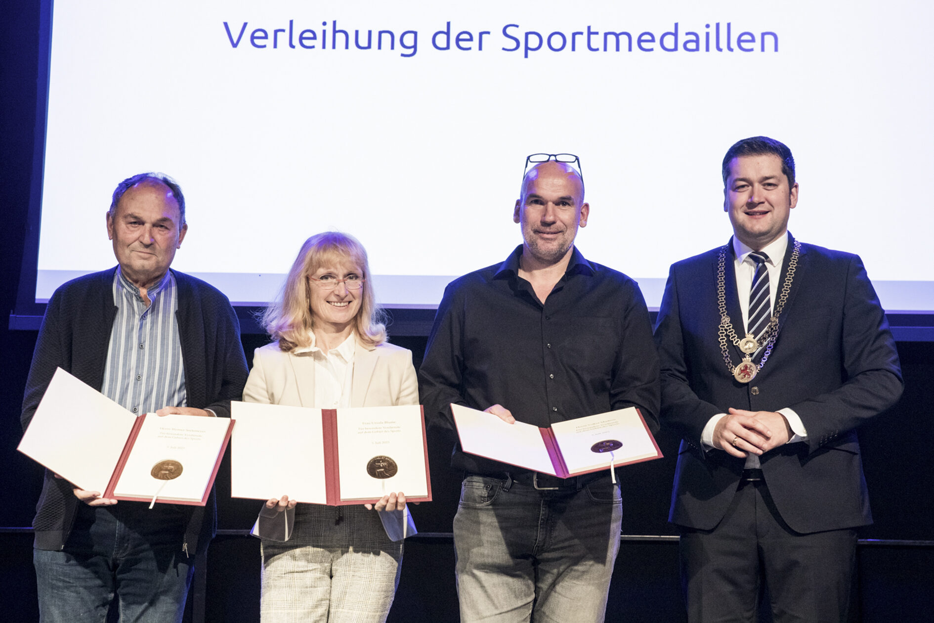 Verleihung Sportmedaille (Wird bei Klick vergrößert)