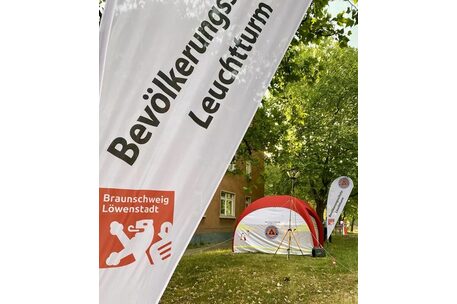 Beispiel für Bevölkerungsschutz-Leuchtturm