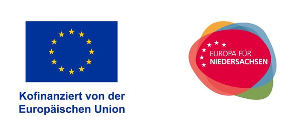 Logo Kofinanziert von der Europäischen Union / Europa für Niedersachsen (Wird bei Klick vergrößert)