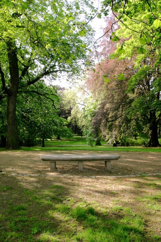 Blick in die Hauptachse vom Belvedereplatz (Wird bei Klick vergrößert)