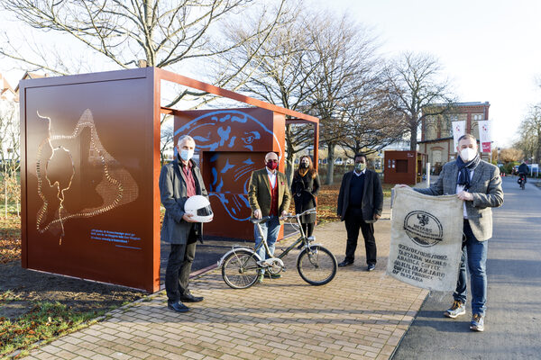 Einweihung Industriecontainer am Nordbahnhof (Wird bei Klick vergrößert)