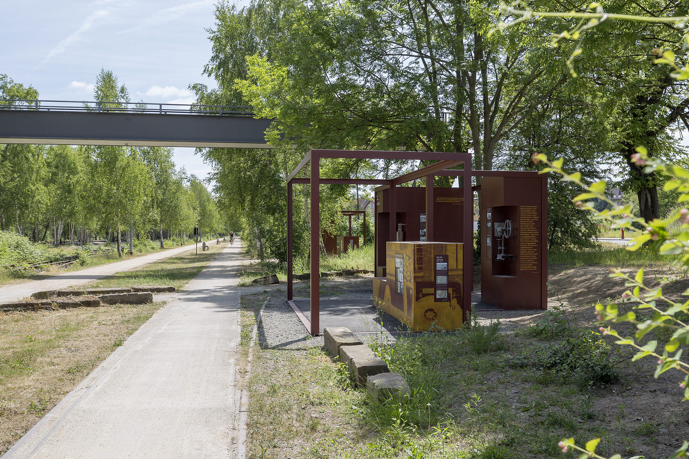 Industriecontainer am Westbahnhof