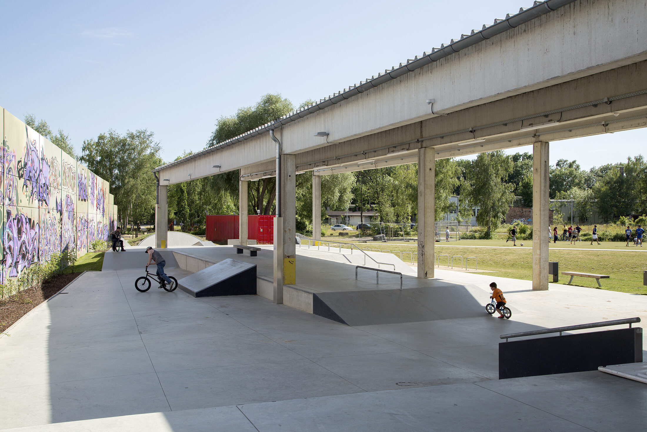 Jugendplatz am Westbahnhof (Wird bei Klick vergrößert)