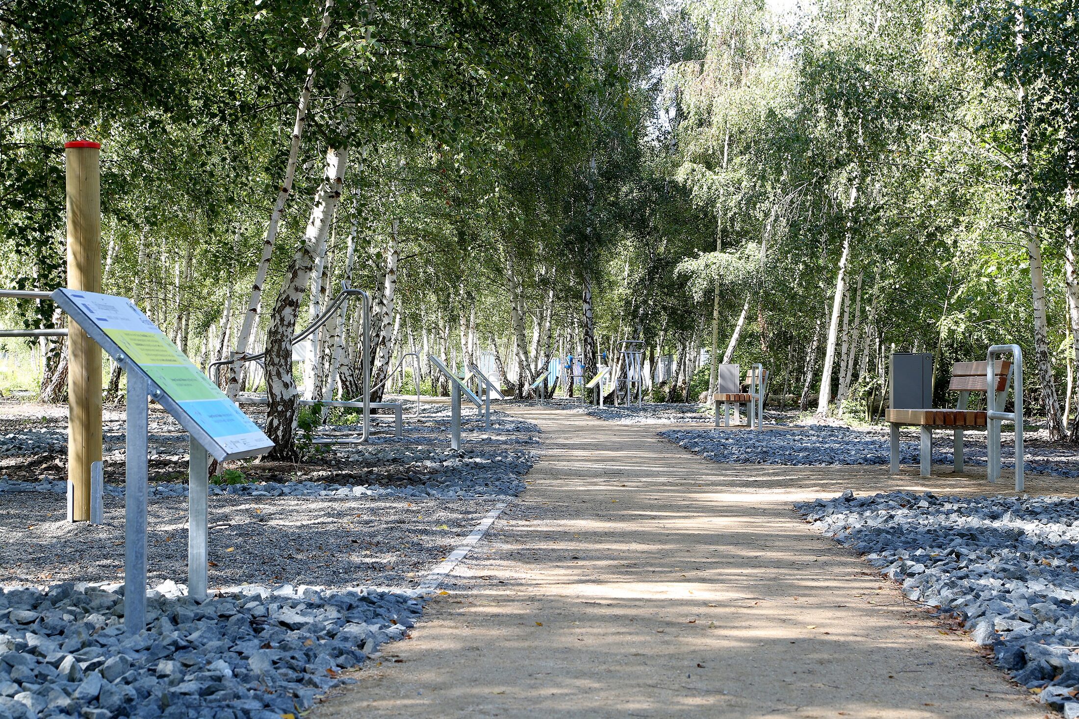 Mehrgenerationenpark am Westbahnhof (Wird bei Klick vergrößert)