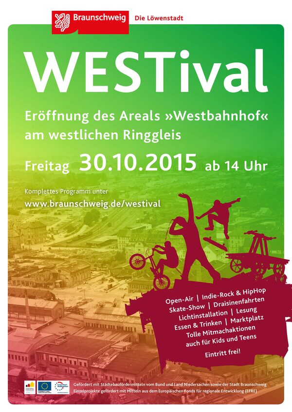 WESTival zur Eröffnung des Areals am Westbahnhof (Wird bei Klick vergrößert)
