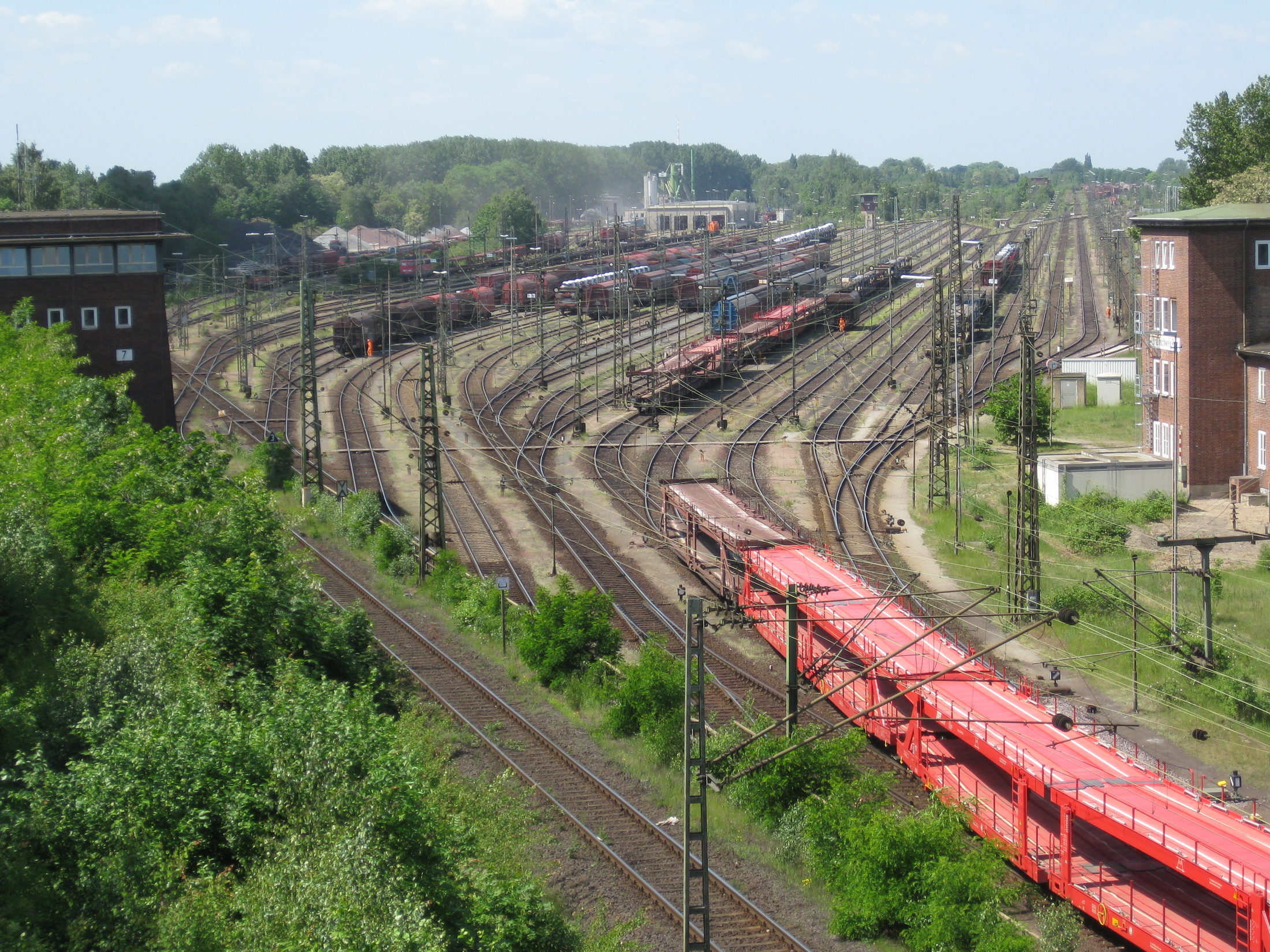 Rangierbahnhof am Südlichen Ringgleis (Wird bei Klick vergrößert)