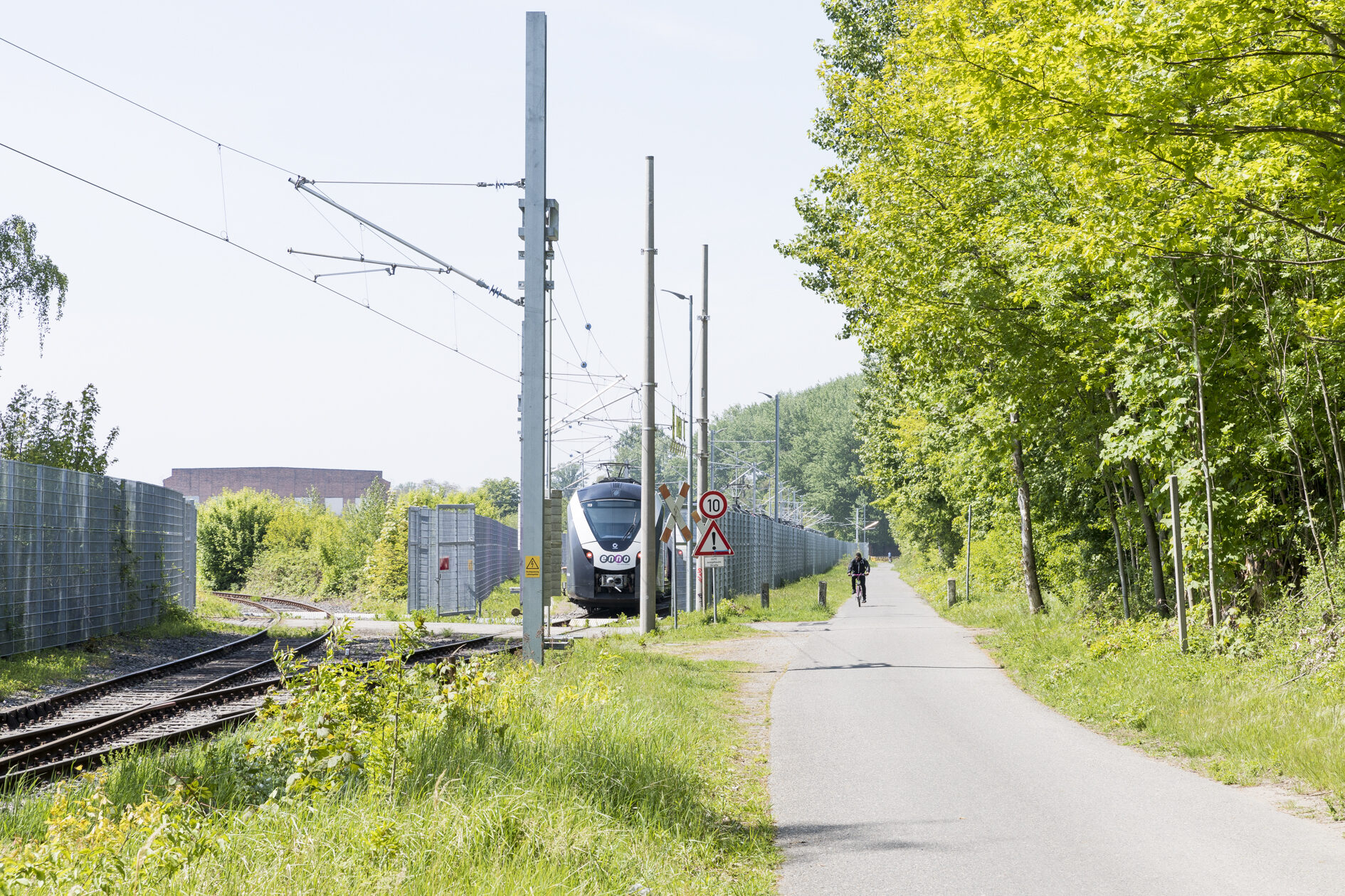 Südliches Ringgleis Borsigstraße (Wird bei Klick vergrößert)