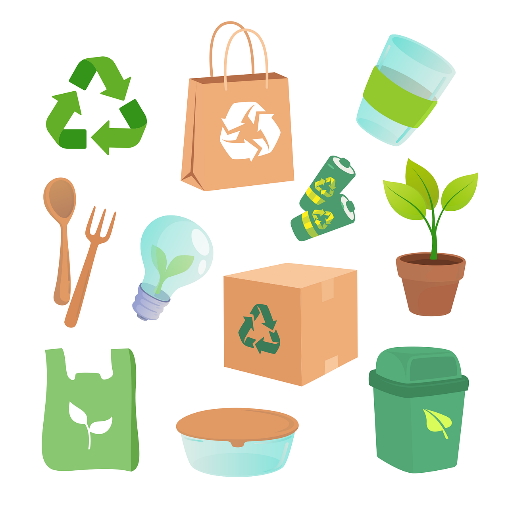 Symbole zum Thema Nachhaltigkeit (Wird bei Klick vergrößert)