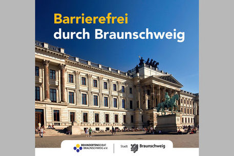 Titelbild der Broschüre "Barrierefrei durch Braunschweig"