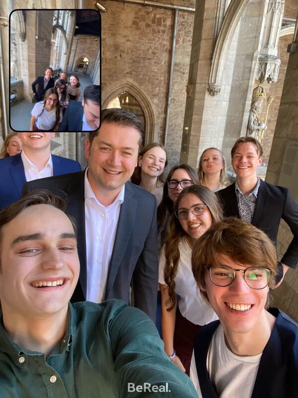 BeReal mit dem Bürgermeister (Wird bei Klick vergrößert)