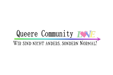 Logo "Queere Community - wir sind nicht anders, sondern normal"
