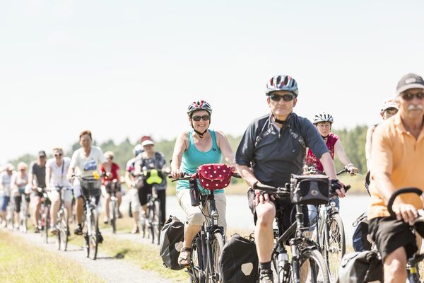 Radfahrerinnen und Radfahrer (Wird bei Klick vergrößert)