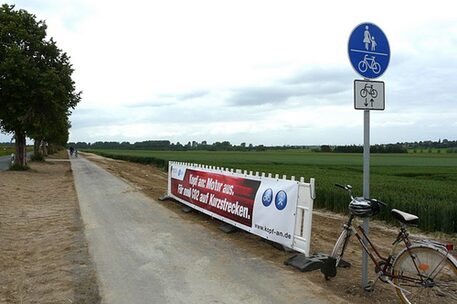 Eröffnung des Radweges am 20. Juni 2010