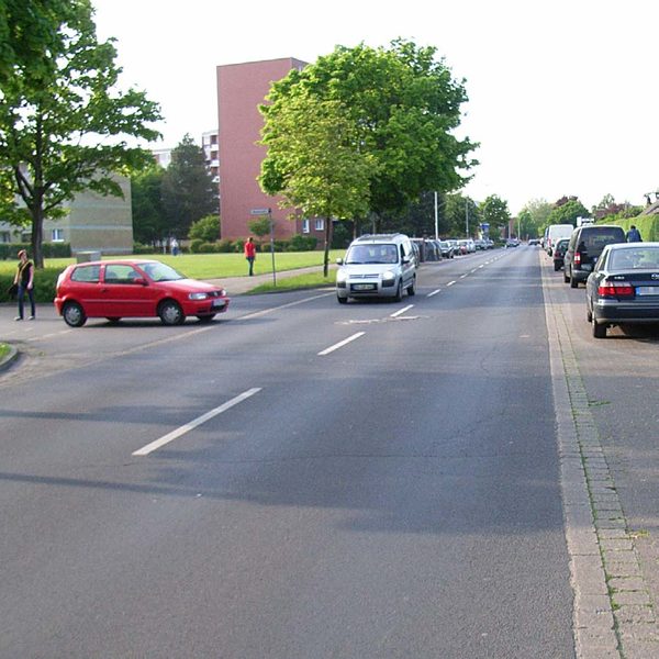 Einmündung Havelstraße - vorher (Wird bei Klick vergrößert)