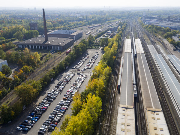 Parkplatz auf der Bahnhof Südseite