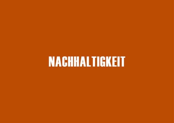 Nachhaltigkeit