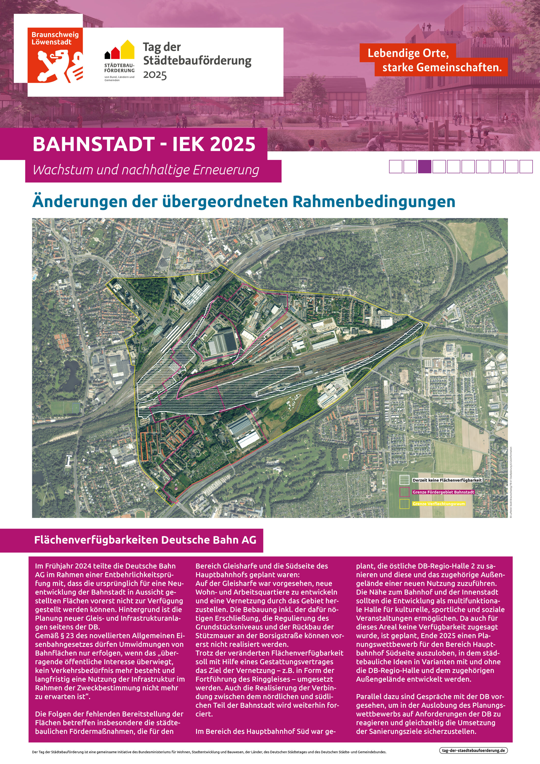 Plakat 3 - Änderung der übergeordneten Rahmenbedingungen: Flächenverfügbarkeit (Wird bei Klick vergrößert)