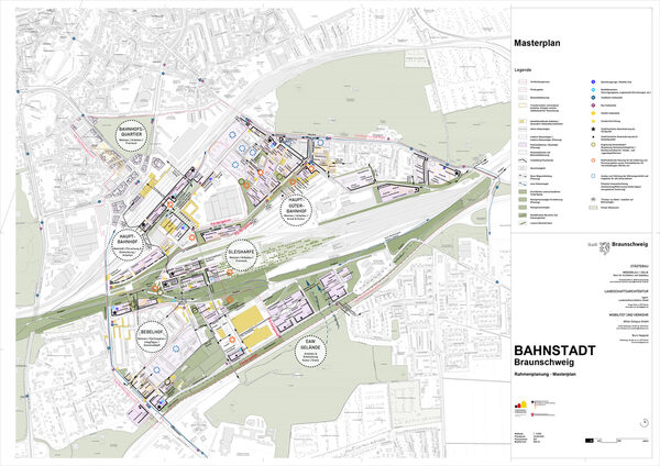 Masterplan Bahnstadt (Wird bei Klick vergrößert)