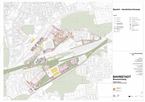 Baulich-räumliches Konzept (Wird bei Klick vergrößert)