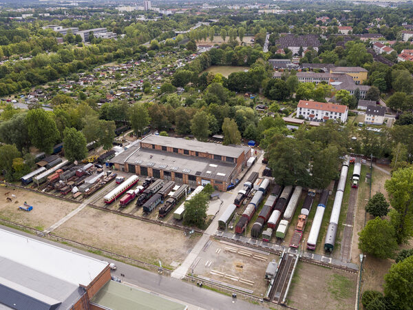 Foto aus Drohnenüberflug des Lokparks (Wird bei Klick vergrößert)