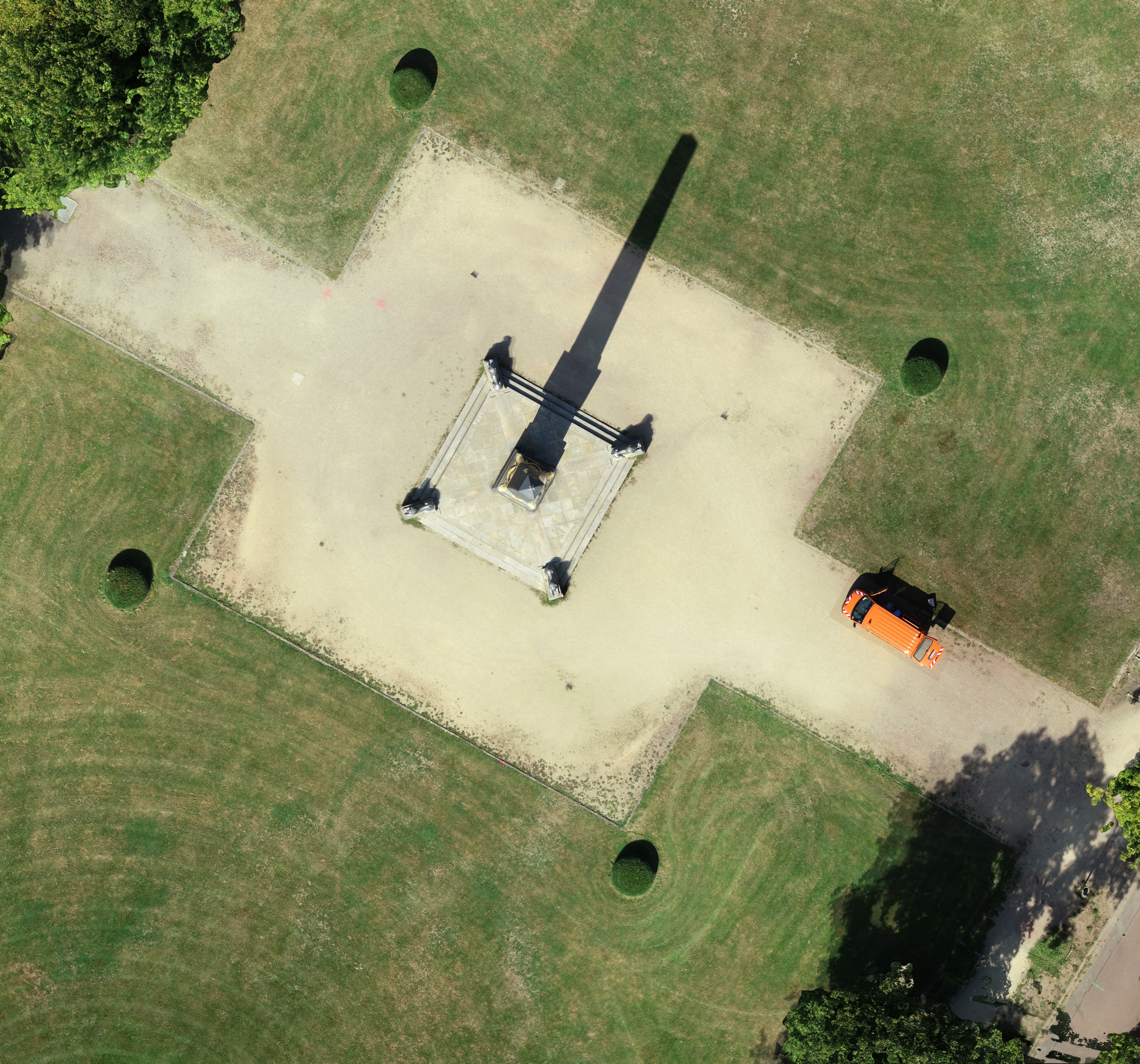 Das Bild zeigt das durch die Auswertung entstehende Orthophoto. (Wird bei Klick vergrößert)