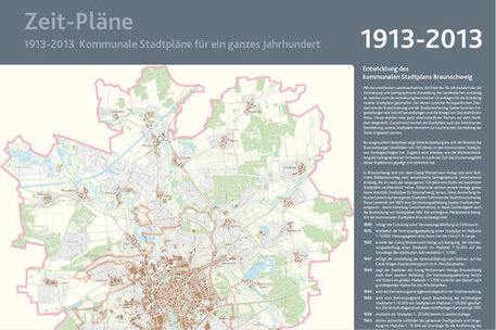 Zeit-Pläne, Ausstellungstafel