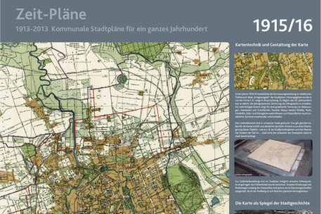 Zeit-Pläne, Ausstellungstafel