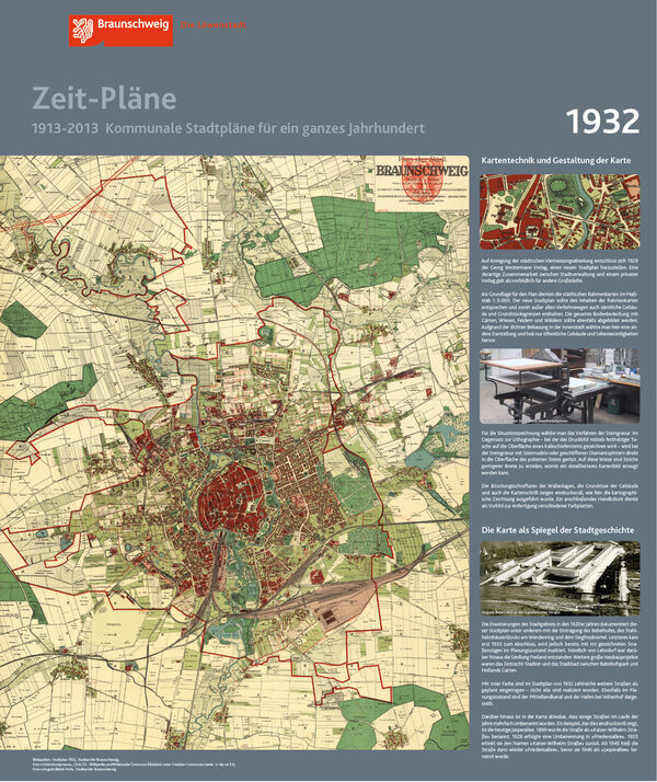 Ausstellungstafel Zeitpläne (Wird bei Klick vergrößert)