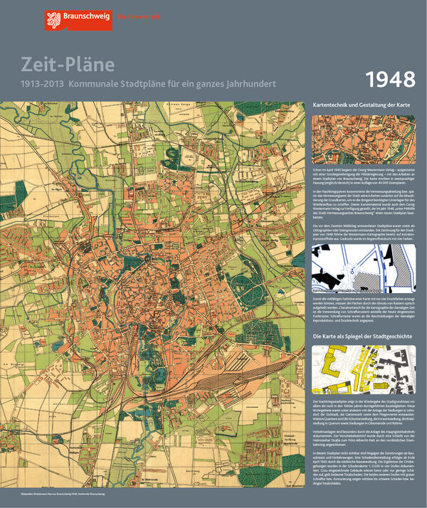 Ausstellungstafel Zeitpläne (Wird bei Klick vergrößert)