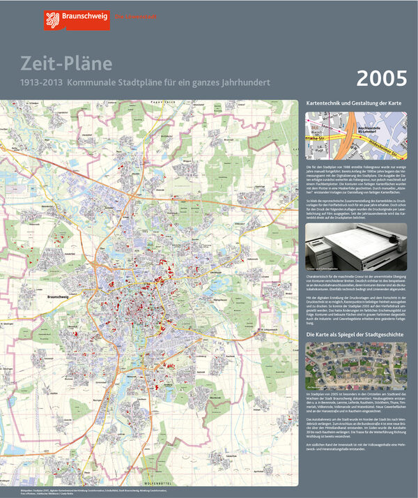 Ausstellungstafel Zeitpläne (Wird bei Klick vergrößert)