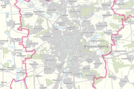 Ausschnitt aus der Regionalkarte