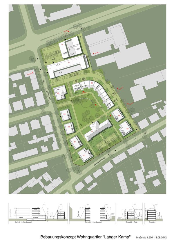 Wettbewerb Langer Kamp (Wird bei Klick vergrößert)