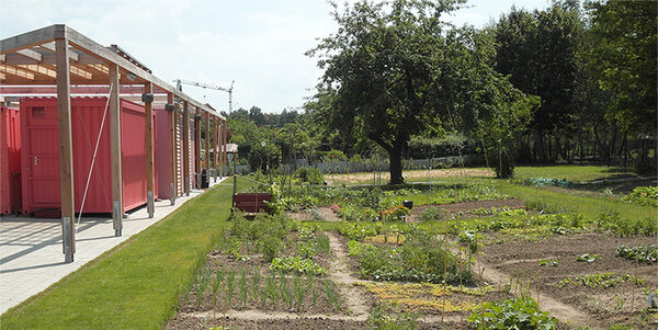 Garten ohne Grenzen mit Clubhaus (Wird bei Klick vergrößert)