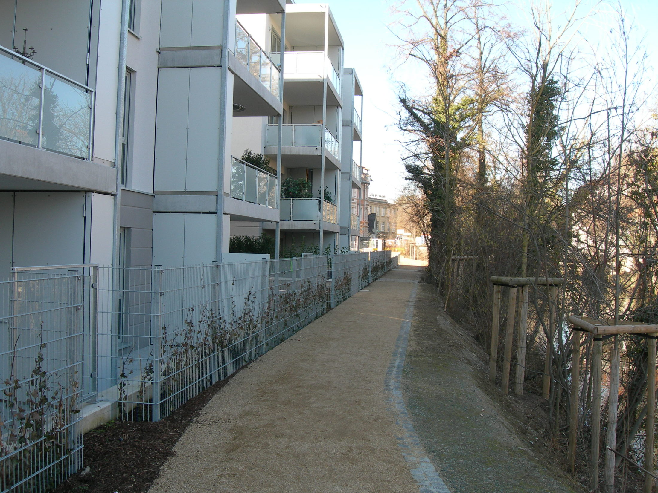 Wohnbebauung Cammannstraße/Frankfurter Straße mit dem Okerweg (Wird bei Klick vergrößert)