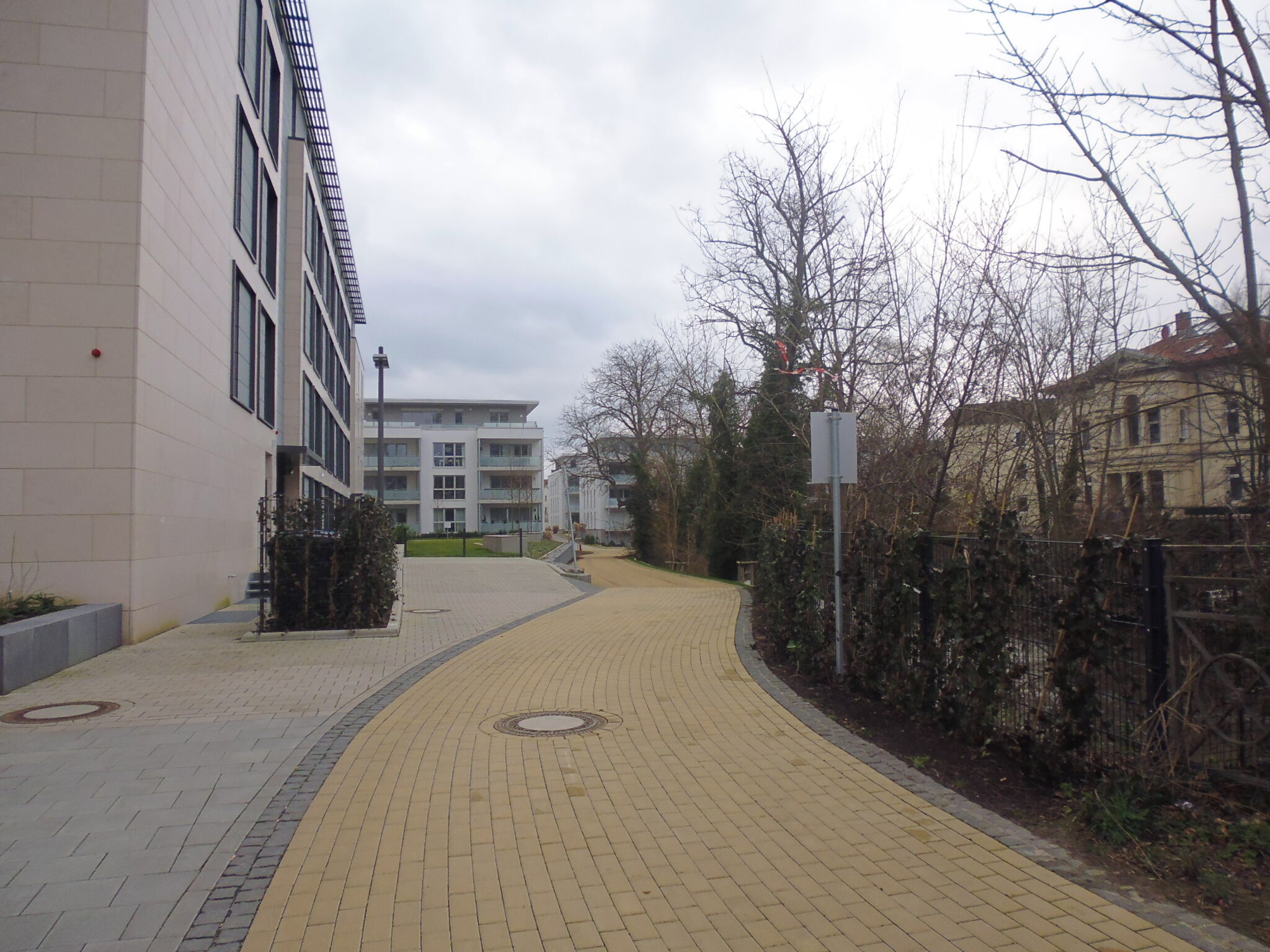 Wohnbebauung Cammannstraße/Frankfurter Straße mit dem Okerweg (Wird bei Klick vergrößert)