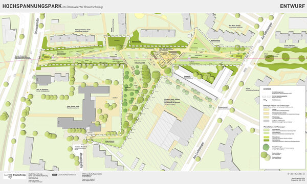 Lageplan Hochspannungspark (Wird bei Klick vergrößert)