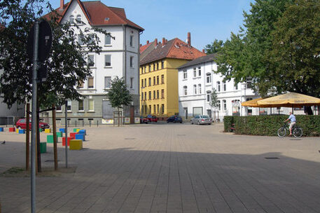 Frankfurter Platz nach der Umgestaltung