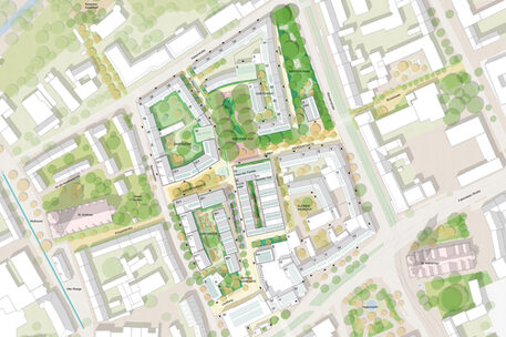 Lageplan Großer Hof 2. Preis - Beitrag 1014